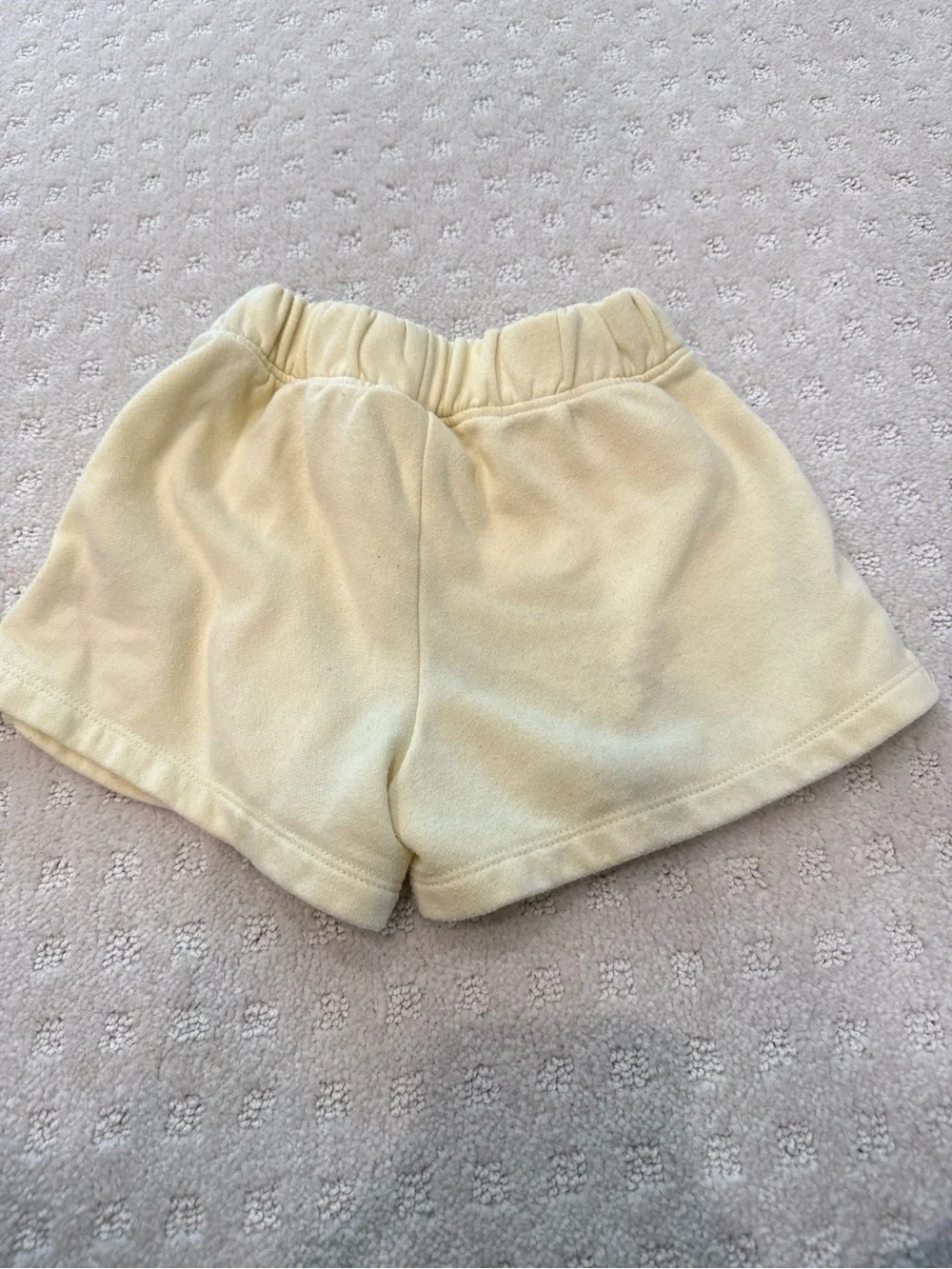 The Children’s Place Girls Yellow Pull-On Sweat Shorts Size 5/6